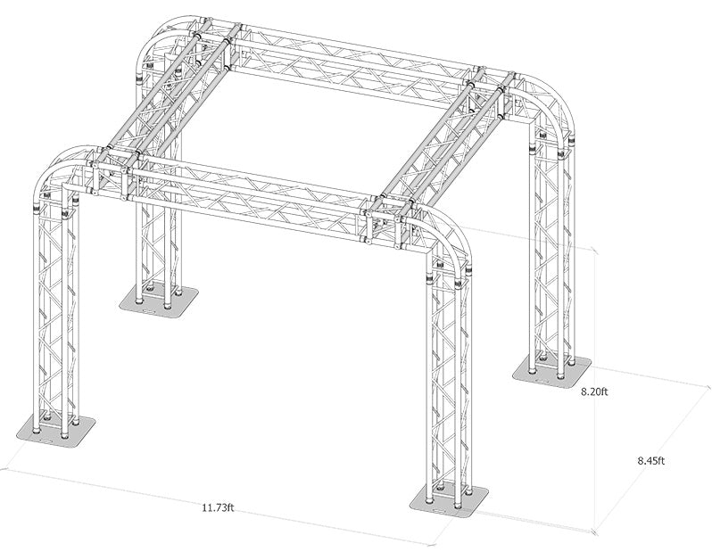 8 2 Ft High X 11 7 Ft Width X 8 5 Ft Length Arch Truss Cedarslink 8-2-ft-high-x-11-7-ft-width-x-8-5-ft-length-arch-truss-cedarslink