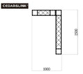 Cedarslink 7-Shaped Bolt Square Truss