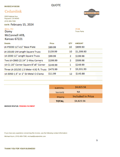 RIVO, DOMY S JR TSgt USAF AMC 722 AMXS/MXAS Purchase