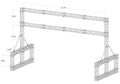 17.1 ft. High x 26.2 ft. Wide Arch Truss