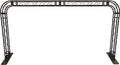 BLACK TRUSS ROUNDED ARCH KIT 16.5 FT Width 8.7 Ft Height Mobile Portable DJ Lighting System