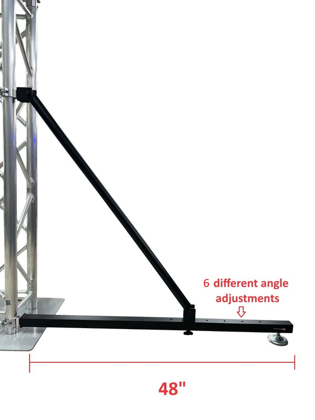 SUPPORT-1 Lighting Truss Ground Support Balance System Metal Heavy Duty 1.5"/2" Trussing