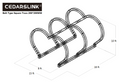 Heart Shaped Black Truss System - SAN RAMON