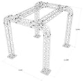 9.8 ft. High x 11.5 ft. Width x 9.8 ft. Length Arch Truss
