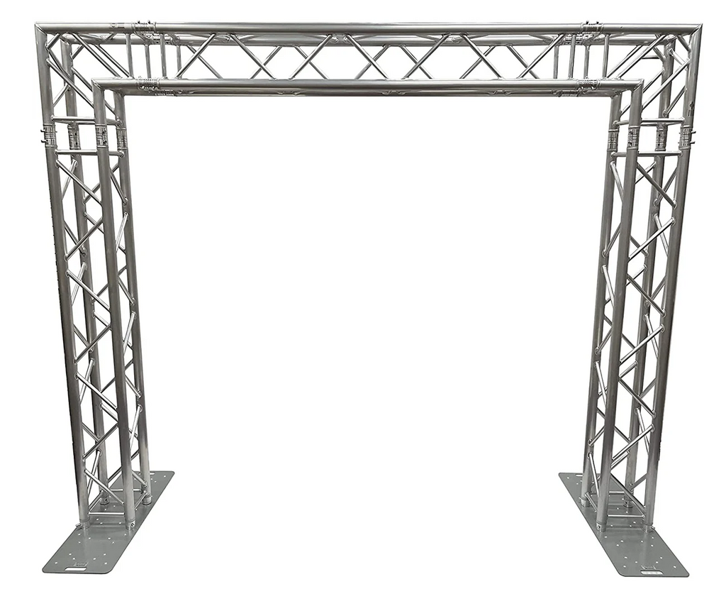 (RENTAL) Aluminum 10 ft. Width Goal Post Arch Truss Lighting System DJ PA Mobile Portable 12" Box Trussing! 2" Diameter Tubing!