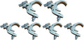 Cedarslink Aluminum Light Truss Clamp 6 Pack, 1.18" to 2" Pipe Fit, 330lb Load for DJ Professional Audio