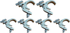 Cedarslink Aluminum Light Truss Clamp 6 Pack, 1.18" to 2" Pipe Fit, 330lb Load for DJ Professional Audio