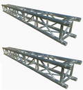 (2) Two LK-3.3 RISE 3 Meter 9.84 ft. 3mm Spigot 12"x12" Ladder Truss