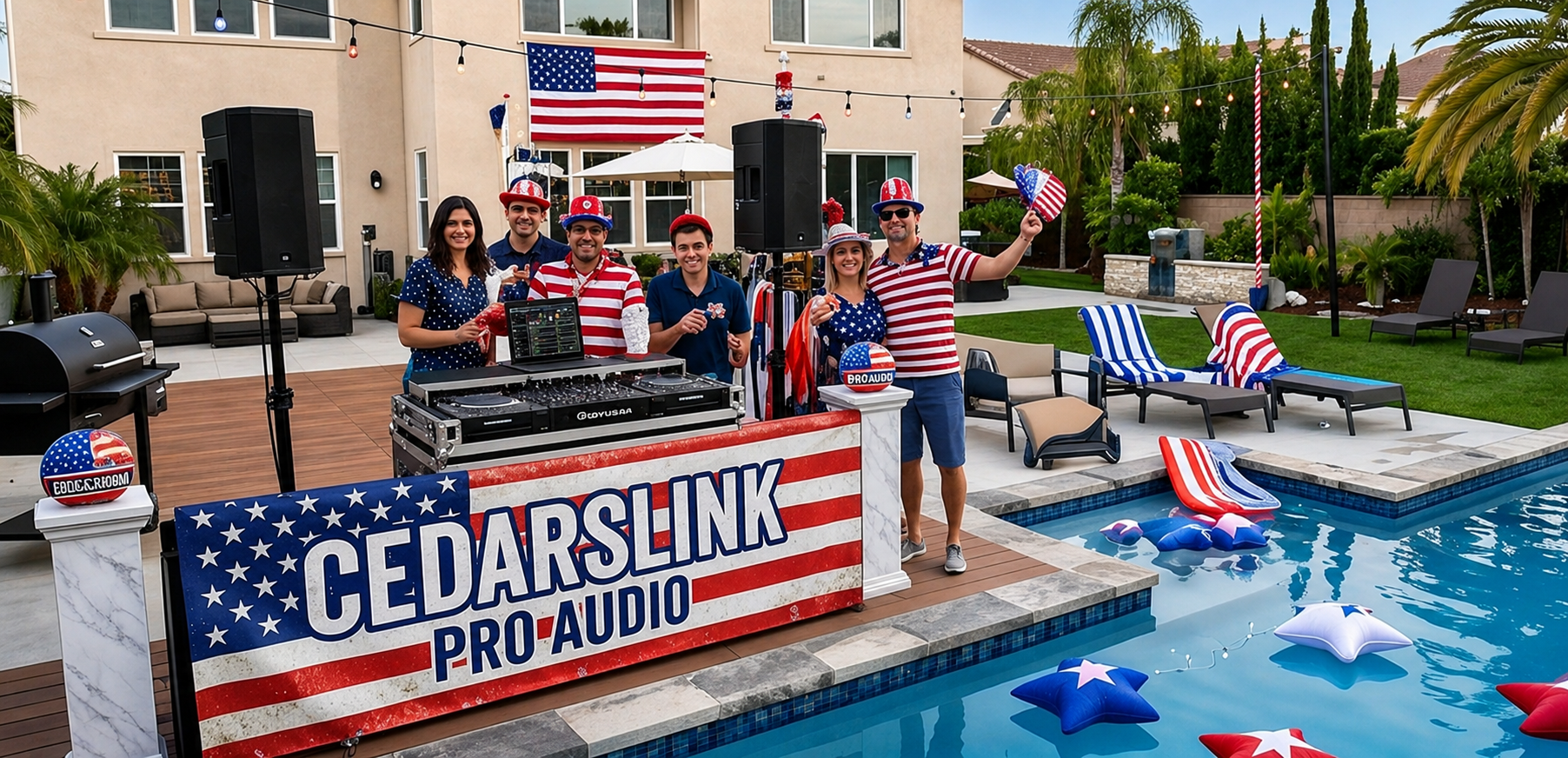 (RENTAL) Complete PA System Package: (2) LK-BX15 15" Powered Bluetooth Loudspeakers + LK-MIX4 4-Channel Mixer + (2) LKS-1 Speaker Stands
