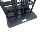 B200-2626-3P 26"x26" Aluminum Base Plate For 8"x"8" Black Bolt Truss Three Mounting Positions