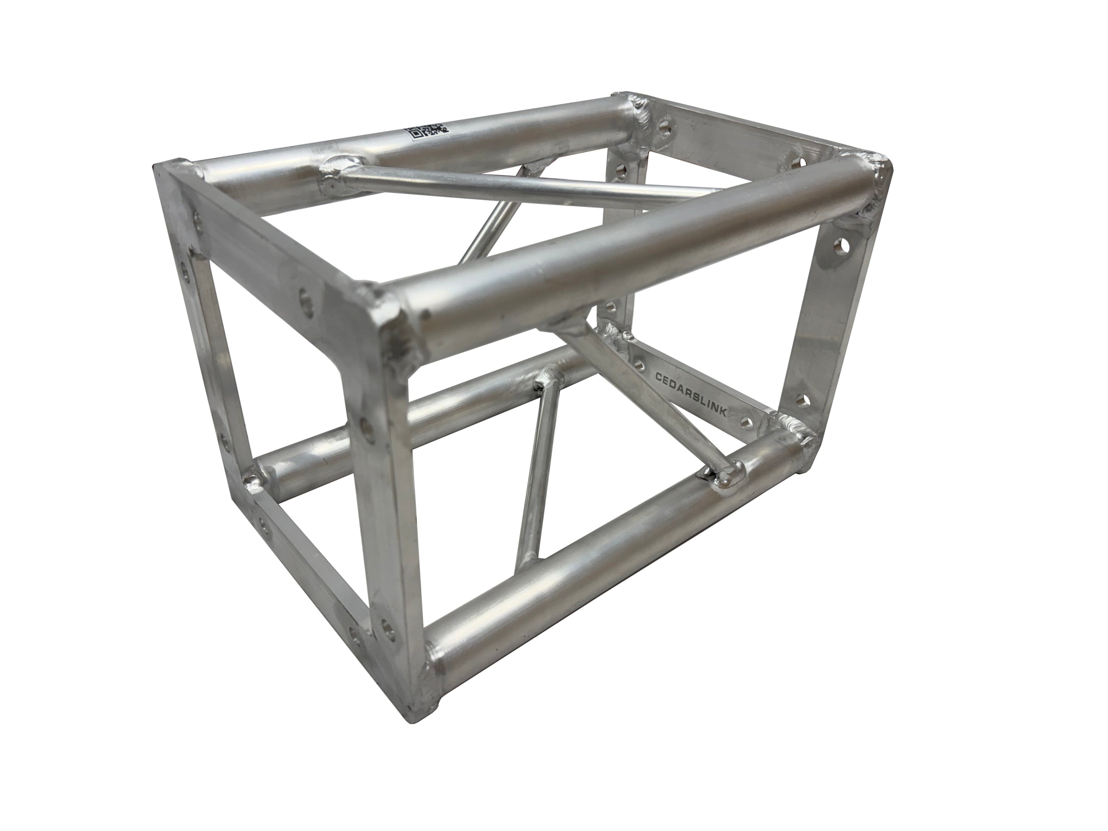 11.8 in (0.3 Meter) Square Aluminum 8"x8" Bolted Type Trussing Segment Section