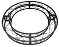 5 ft Diameter Circle Circular Black Square Truss 1" Square Piping 8" Width DJ PA