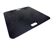B200-2626-3P 26"x26" Aluminum Base Plate For 8"x"8" Black Bolt Truss Three Mounting Positions