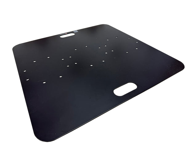 B200-2626-3P 26"x26" Aluminum Base Plate For 8"x"8" Black Bolt Truss Three Mounting Positions