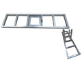 11" × 40" LK-PS1025sta Aluminum Base Plate/Top For Bolt Style Cedarslink
