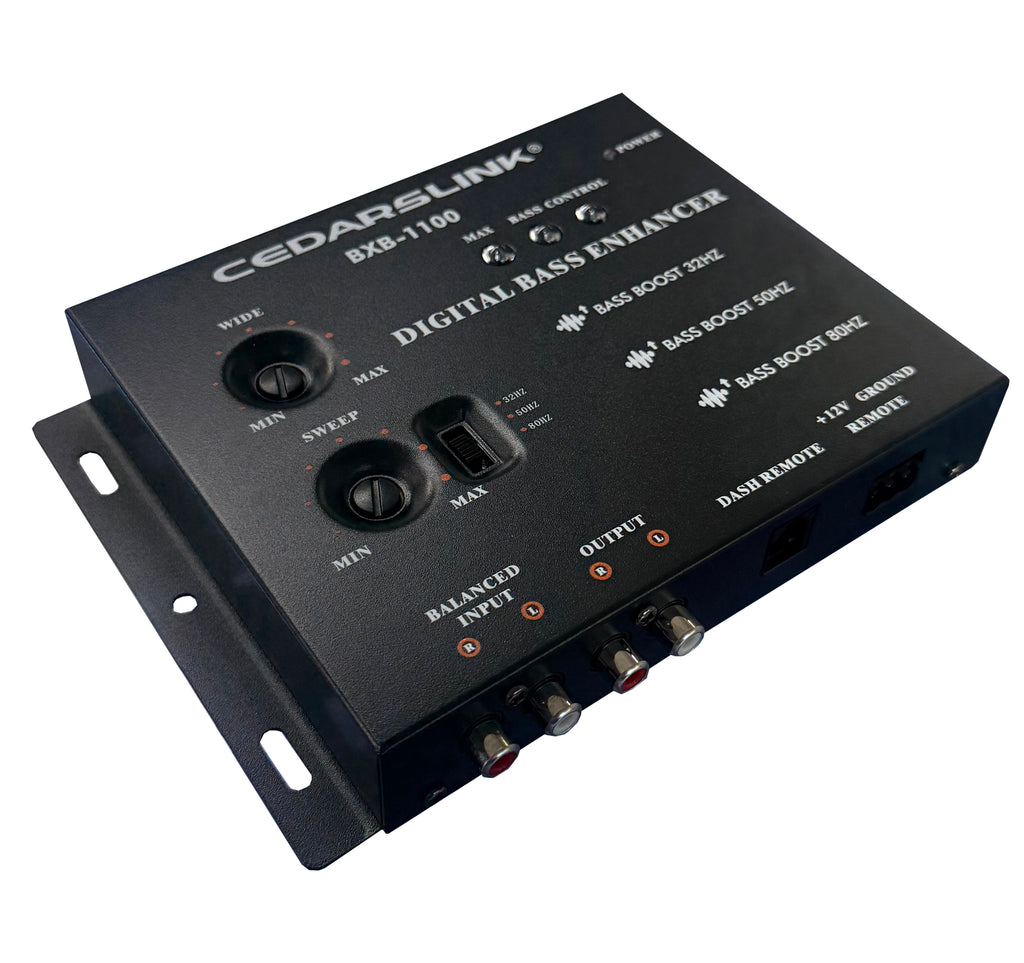 BXB-1100 Digital Bass Enhancer with Wired Dash Remote