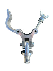Rotating Clamp with Half Coupler Hinge Pin for Single 2" Tube Truss