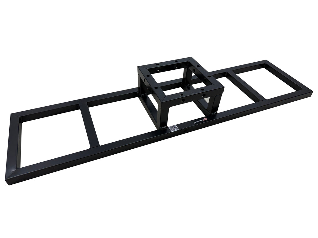 LK-PPB10025 – 11"x40" Flat Metal Frame Base w/ 4" Height Extension for 8" x 8" Black Bolt Truss