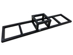 LK-PPB10025 – 11"x40" Flat Metal Frame Base w/ 4" Height Extension for 8" x 8" Black Bolt Truss