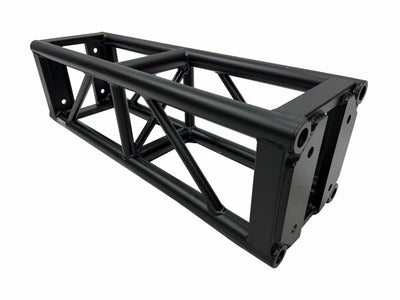 LK-3030.1 Black 3.28 ft 1 Meter Bolt Aluminum 11.81" Box Square Trussing Truss | 3mm Wall