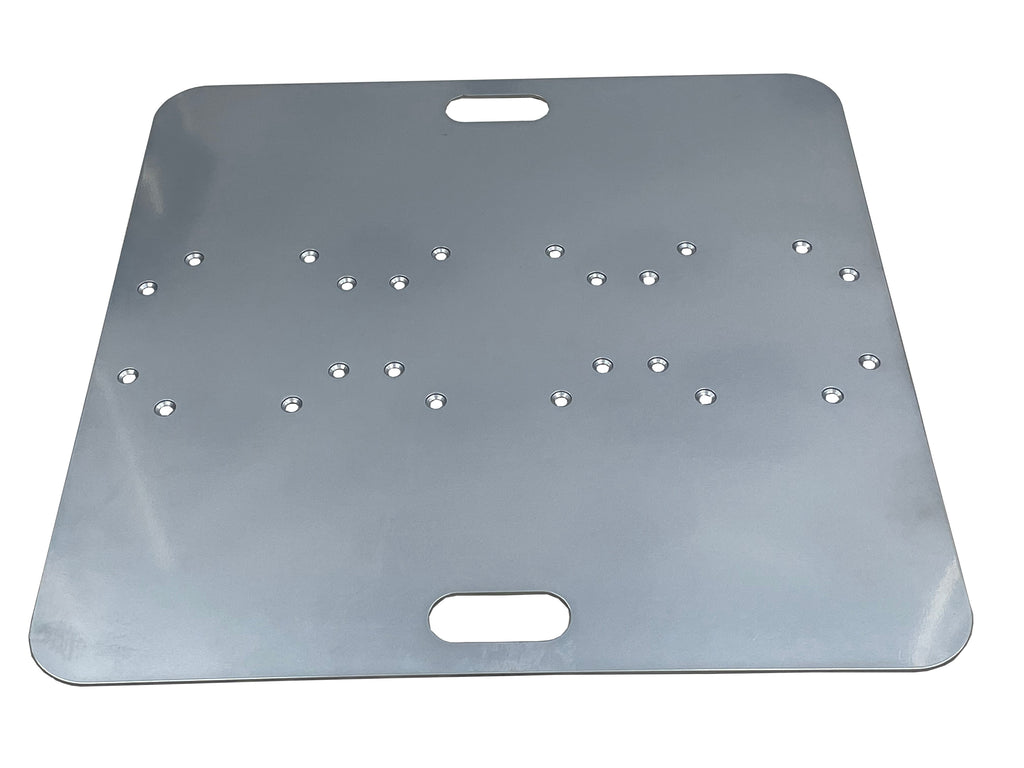 STA-2626-3P 26"x26" Aluminum Base Plate For 8"x8" Aluminum Bolt Truss Three Mounting Points