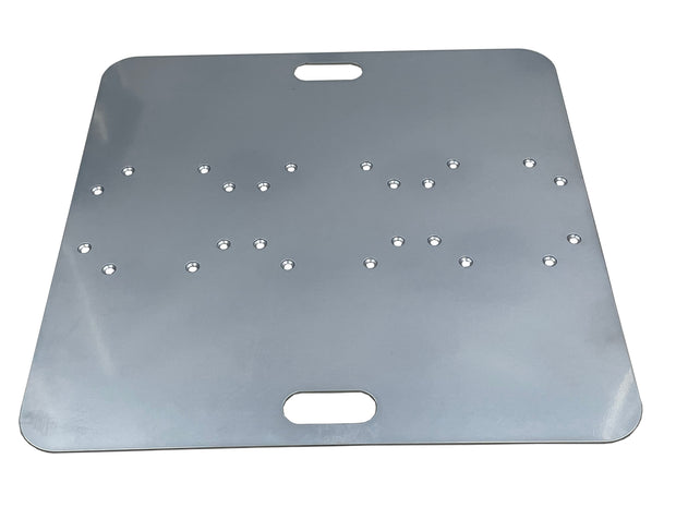 STA-2626-3P 26"x26" Aluminum Base Plate For 8"x8" Aluminum Bolt Truss Three Mounting Points