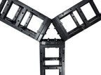LK-20 TRIO 3-Way 60° Bolt Corner For Cedarslink DJ Light 8"X8" Square Trussing