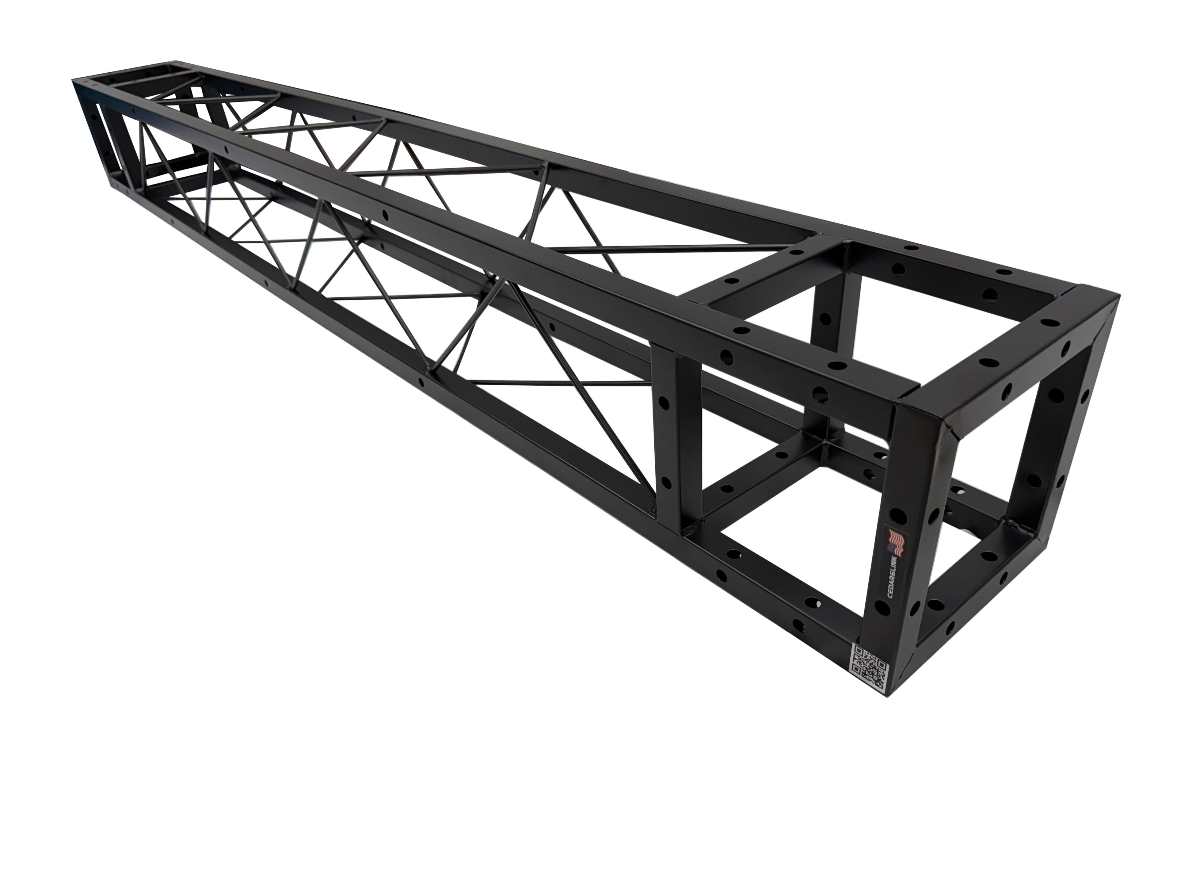 LK-20175 1.75M Length Square 8"x8" Black Trussing Box Truss Section Bolt
