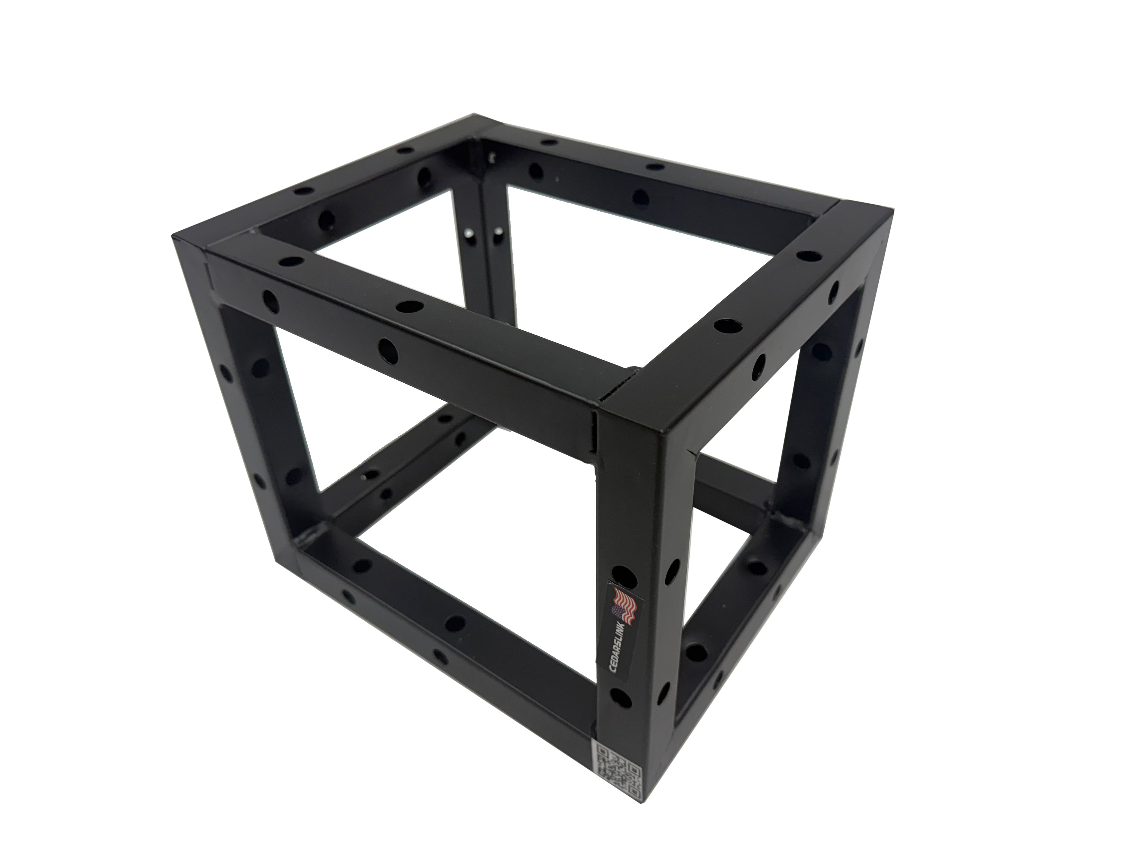 LK-2025 9.8" Length Square 8"x8" Black Trussing Box Truss Section Bolt