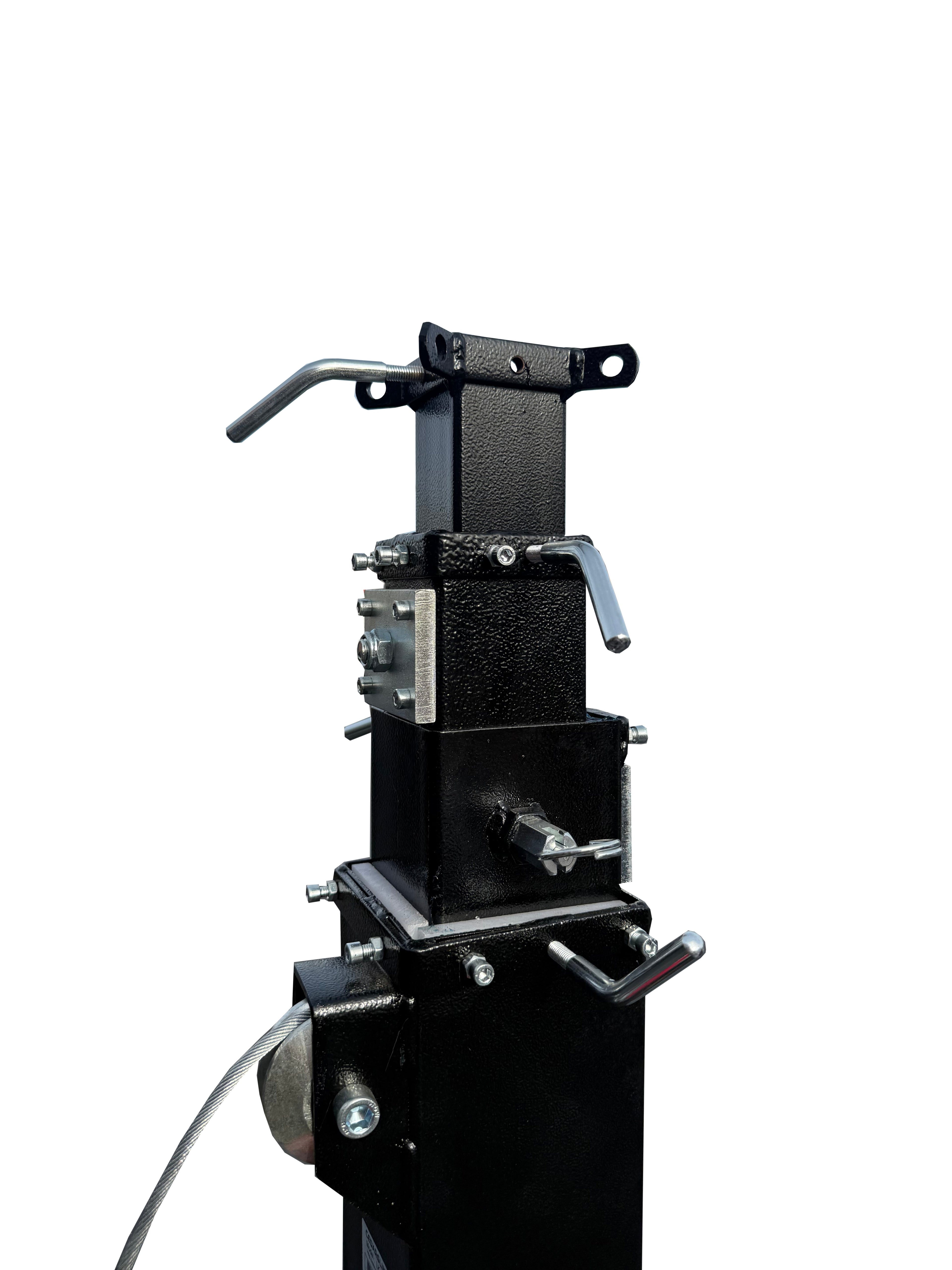 (2) Two 21Ft Ultra-Heavy Duty Tower Lifter Crank Lighting DJ Concert Stand W/Outriggers