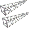 Two (2) STA-B3 9.84 ft. (3 Meter) Square Aluminum 8"x8" Bolted Type Trussing Segment Section