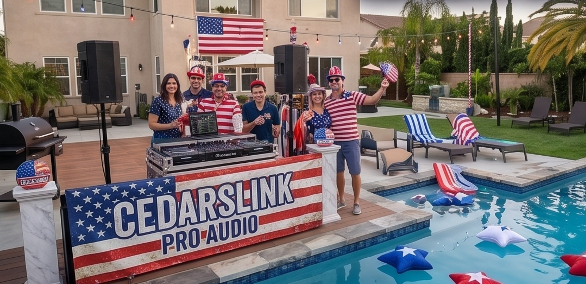 (RENTAL) Complete PA System Package: (2) LK-BX15 15" Powered Bluetooth Loudspeakers + LK-MIX4 4-Channel Mixer + (2) LKS-1 Speaker Stands