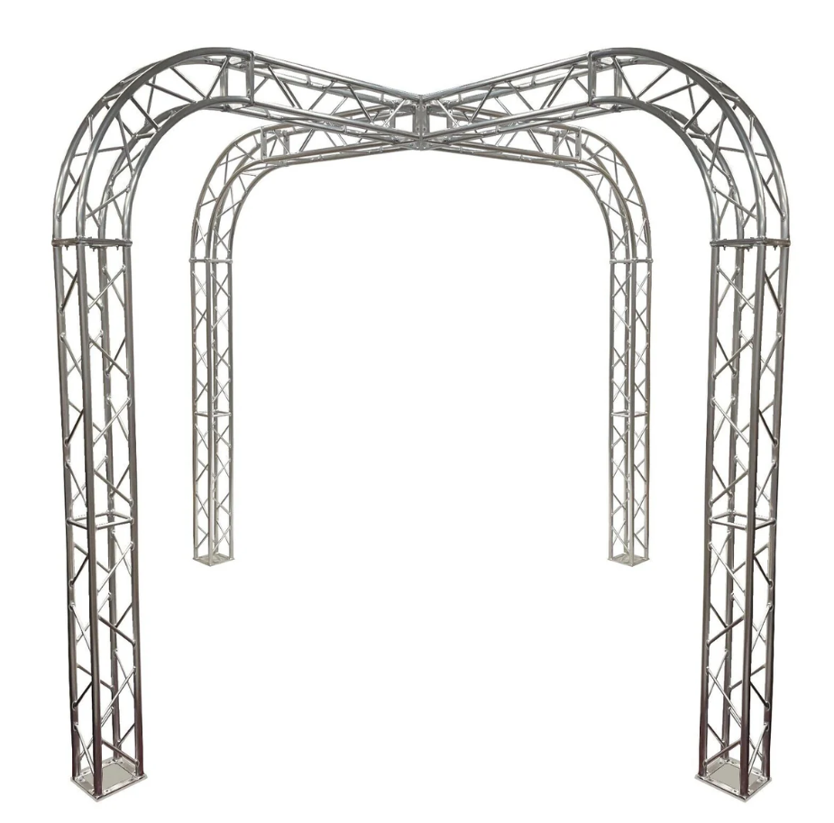 (RENTAL) 12.2 Ft W x 9 Ft Height Crossover Truss – Venue, Display, Tradeshow, DJ Booth
