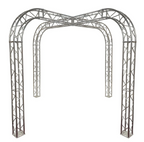 (RENTAL) 12.2 Ft W x 9 Ft Height Crossover Truss – Venue, Display, Tradeshow, DJ Booth