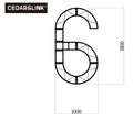 Cedarslink 6-Shaped Bolt Square Truss