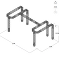 Trade Show Booth Trusses DJ Stage 20ftx10ftx8.5ft Metal Black Truss box