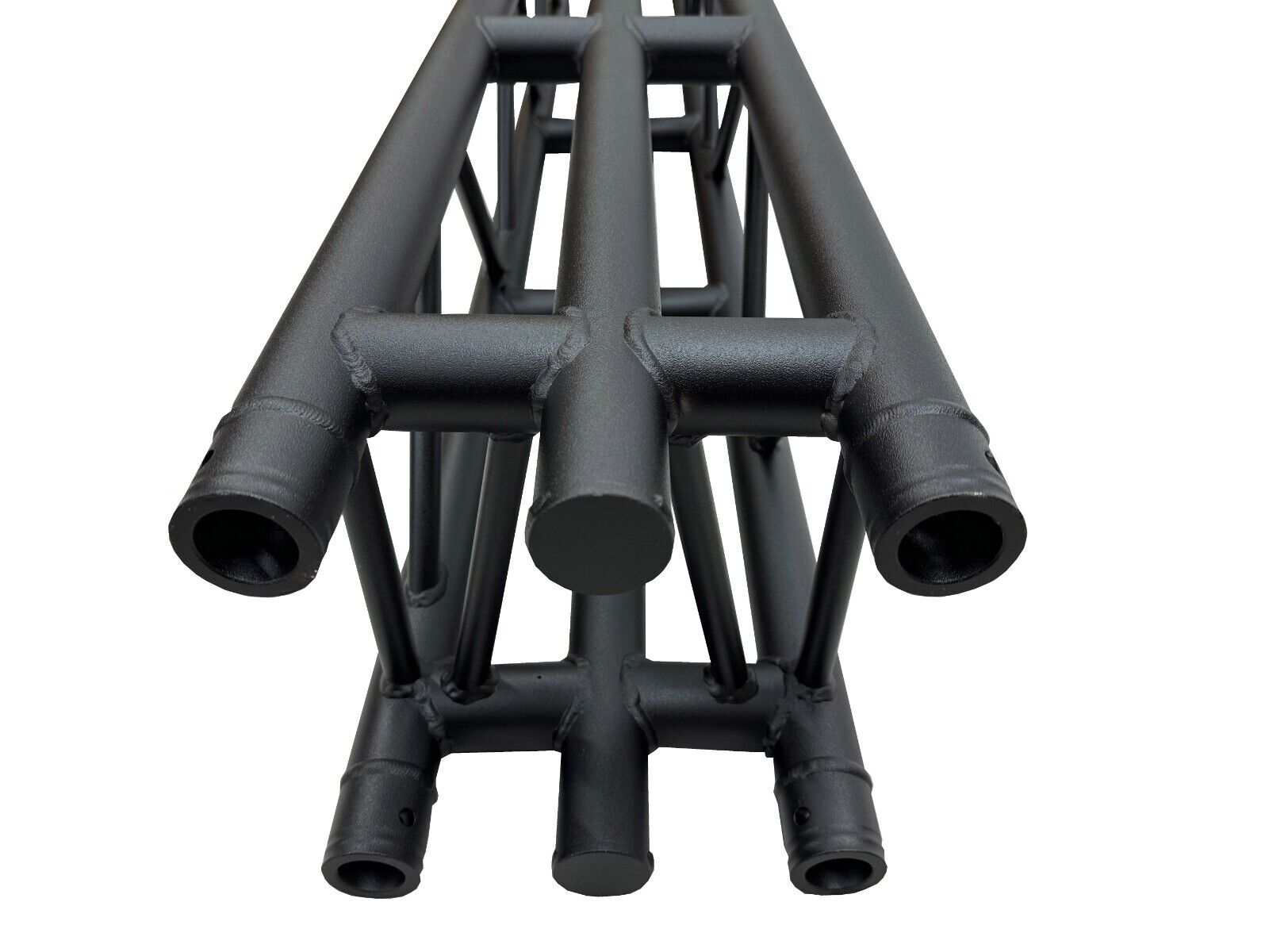 Black 6.56FT 2M Straight Square Aluminum Truss Segment +Heavy Duty Center Cord