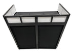Cedarslink BEAST-8 Large 46" Wide DJ Event Facade White/Black Scrim Booth+ UPPER/LOWER COLOR MIXING INCLUDED! All Aluminum Build only 22 LB