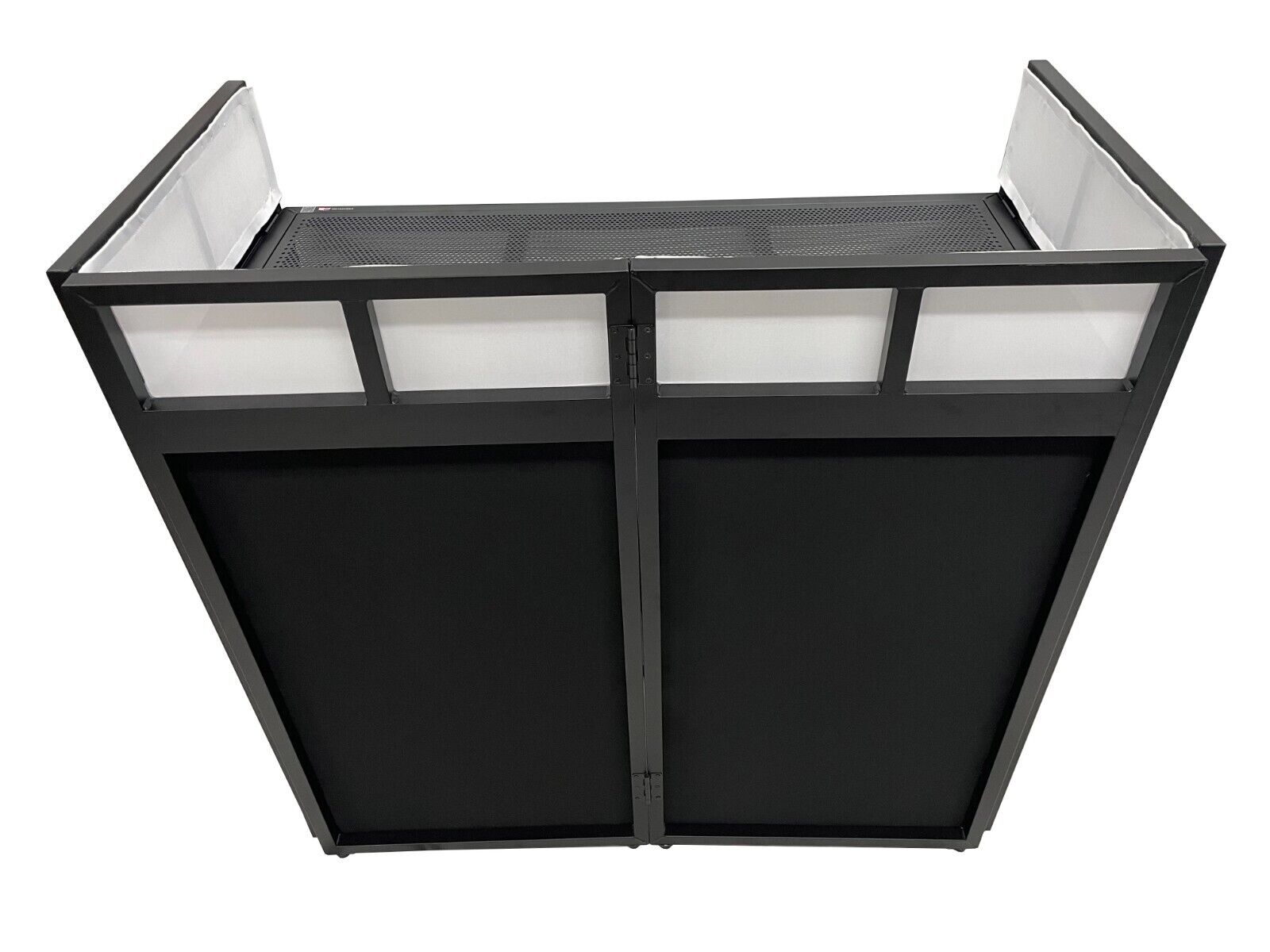 Cedarslink BEAST-8 Large 46" Wide DJ Event Facade White/Black Scrim Booth+ UPPER/LOWER COLOR MIXING INCLUDED! All Aluminum Build only 22 LB
