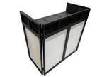 Cedarslink BEAST-8 Large 46" Wide DJ Event Facade White/Black Scrim Booth+ UPPER/LOWER COLOR MIXING INCLUDED! All Aluminum Build only 22 LB