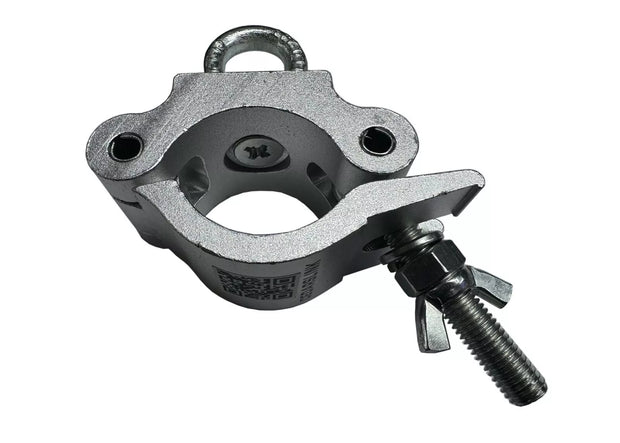 Four (4) Heavy Duty 2" Aluminum Truss clamp with eye bolt ring