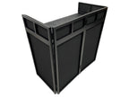 Cedarslink BEAST-8 Large 46" Wide DJ Event Facade White/Black Scrim Booth+ UPPER/LOWER COLOR MIXING INCLUDED! All Aluminum Build only 22 LB