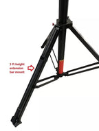 LK-SC14 COMPACT, Two (2)xTRUSS 14FT LIGHTING CRANK STANDS 220 LB & UNIVERSAL T ADAPTER Compact