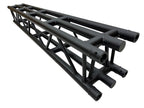 Black 6.56FT 2M Straight Square Aluminum Truss Segment +Heavy Duty Center Cord
