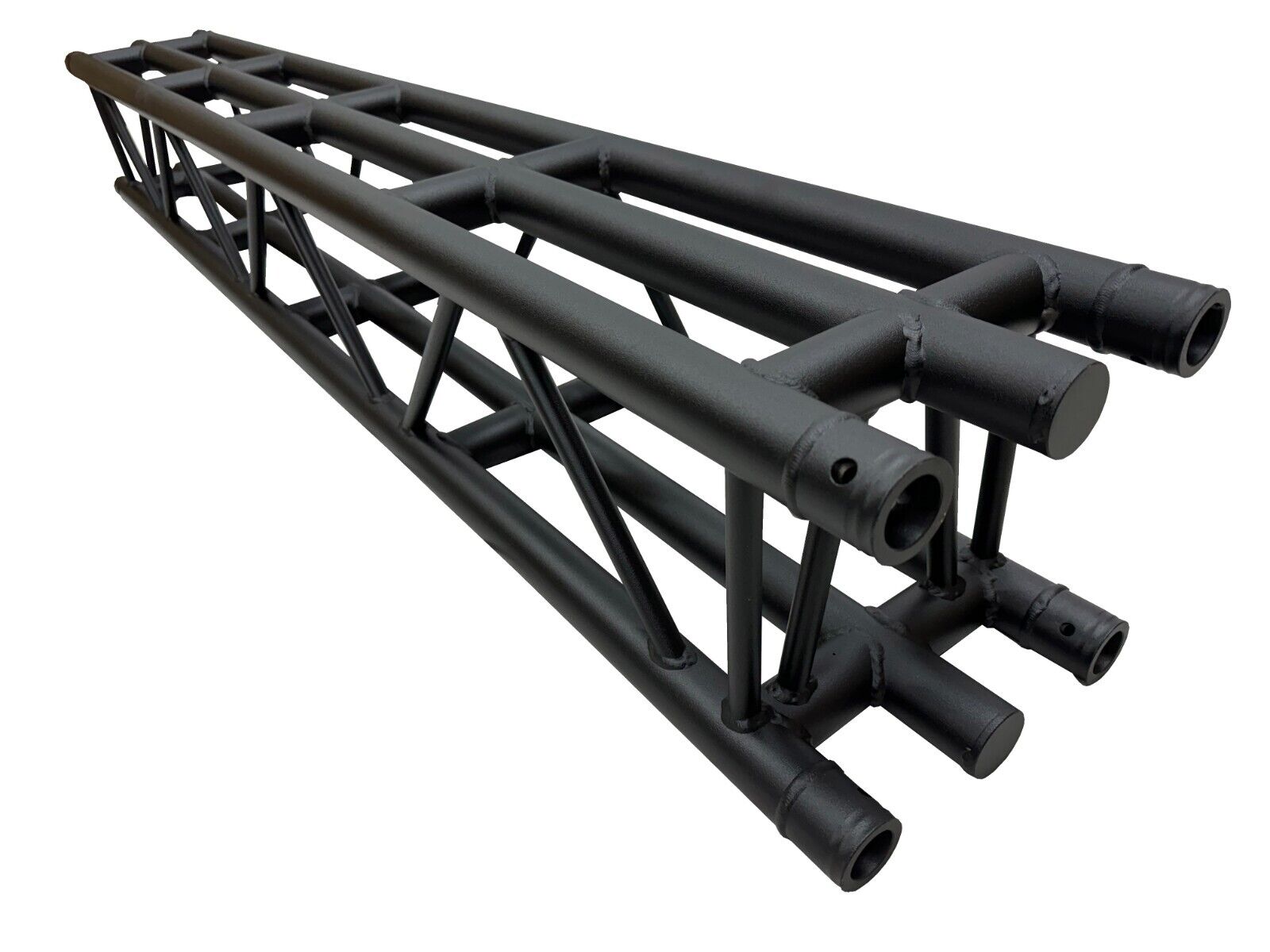 Black 6.56FT 2M Straight Square Aluminum Truss Segment +Heavy Duty Center Cord