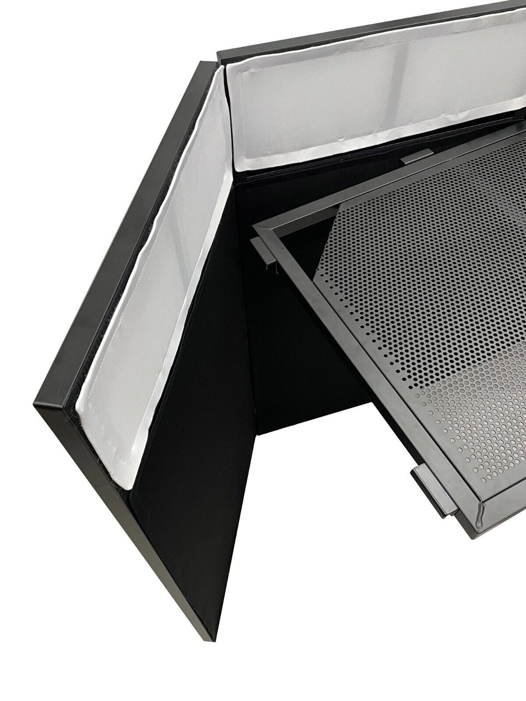 Cedarslink BEAST-8 Large 46" Wide DJ Event Facade White/Black Scrim Booth+ UPPER/LOWER COLOR MIXING INCLUDED! All Aluminum Build only 22 LB