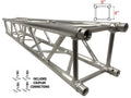 LK-SAT1.5 1.5 Meter (4.92 ft.) 8" Diameter 1.25" Tubing Square Aluminum Truss Section