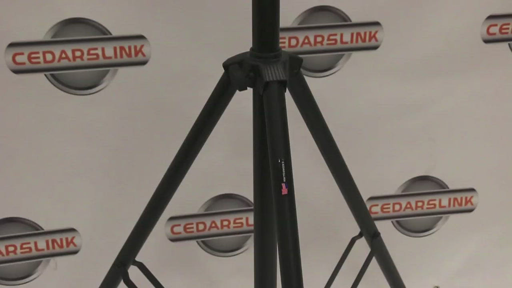 (2) LK-T15 DJ Pro Lighting 10 Foot Crank Light Stand & (2) Square Truss T-Bar Adapter