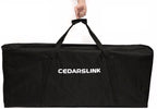 BEAST-7 DJ Event Facade White/Black Scrim Metal Frame Booth + 20" x 40" Flat Table Top