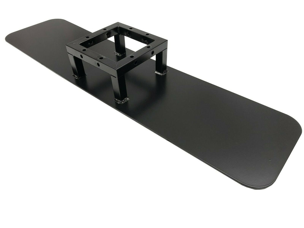 Industrial Grade 6.4ft Triangular Truss Shape, Three-Sided Lighting Truss, With Corners, , With Two Support Bases Plates